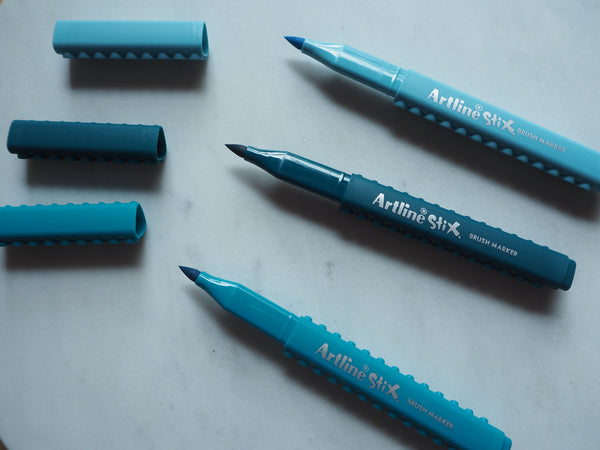 Artline Stix Brush Markers
