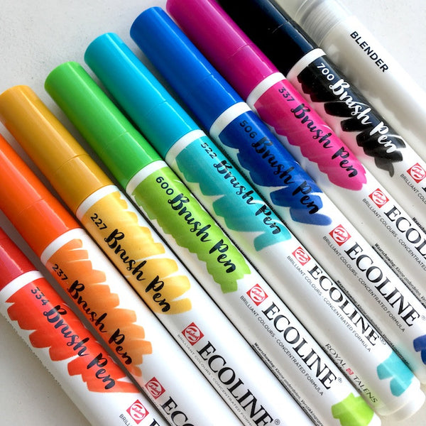 Ecoline Brush Pens - Various Colours