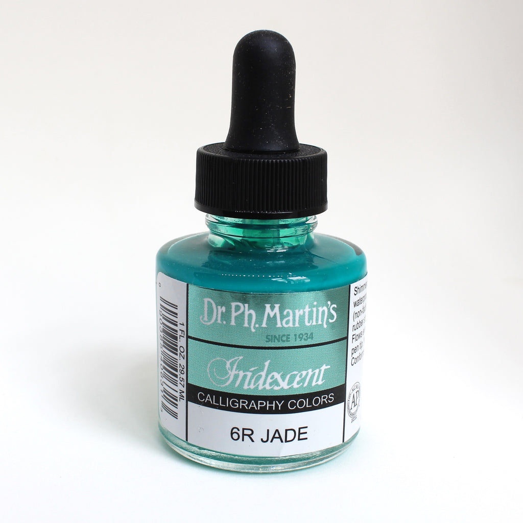 Dr. Martin's Iridescent Calligraphy Ink in Jade 30ml Jar