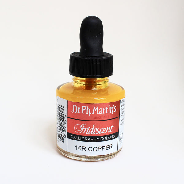 Dr. Martin's Iridescent Calligraphy Ink in Copper 30ml Jar