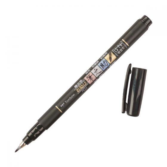Tombow Fudenosuke Brush Pen Soft Tip Black